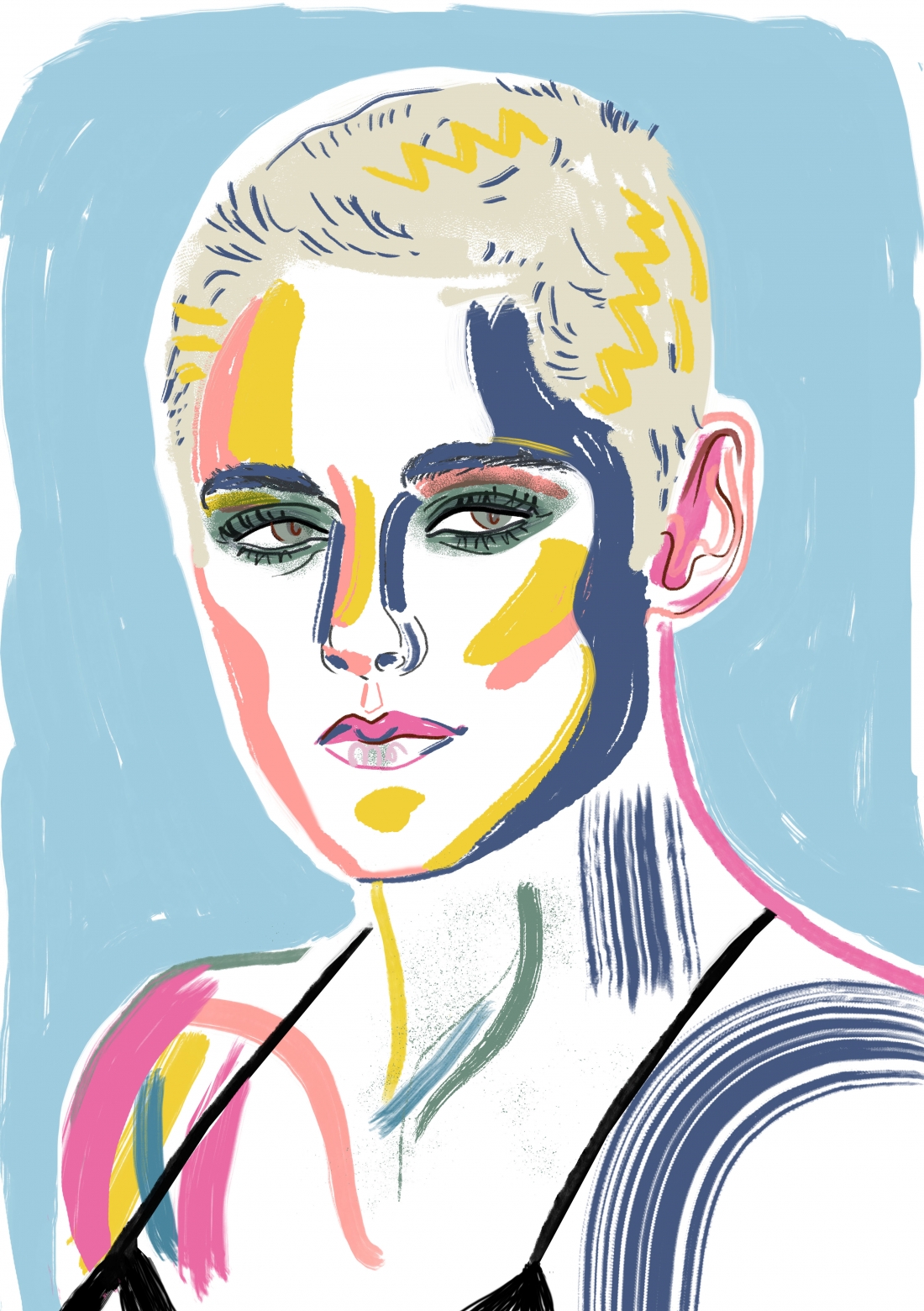 1100x1560 beautiful editorial illustrations - Physical Drawing