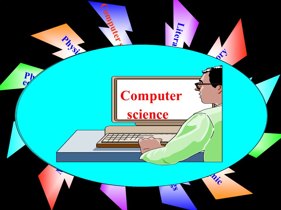 960x720 computer science literature history geography music home economics - Physical Education Drawing