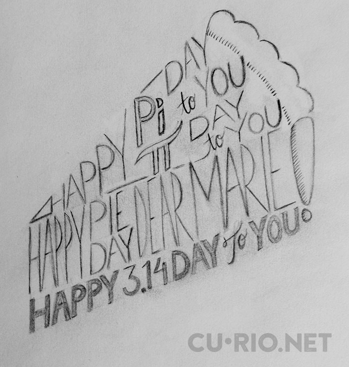 700x736 Pi Day Birthday Party Invitation Cu Rio - Pi Drawing