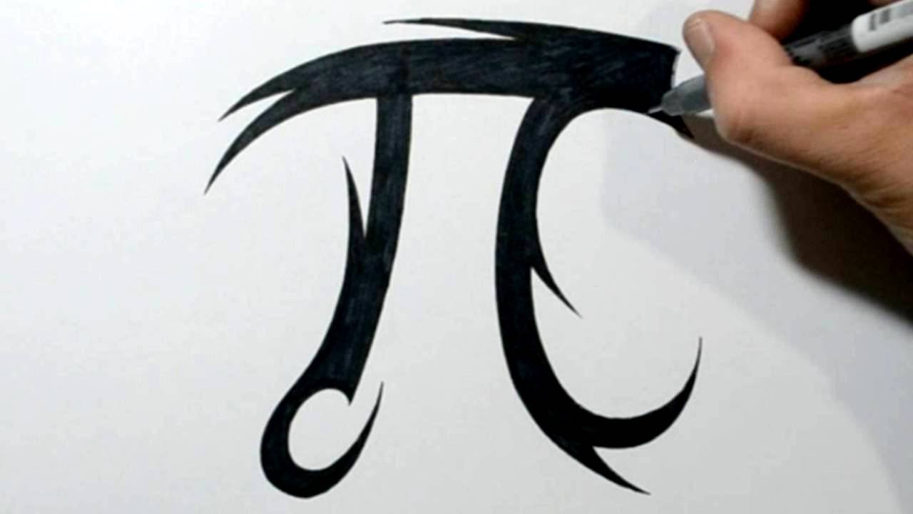 1280x720 How To Draw A Pi Symbol - Pi Drawing