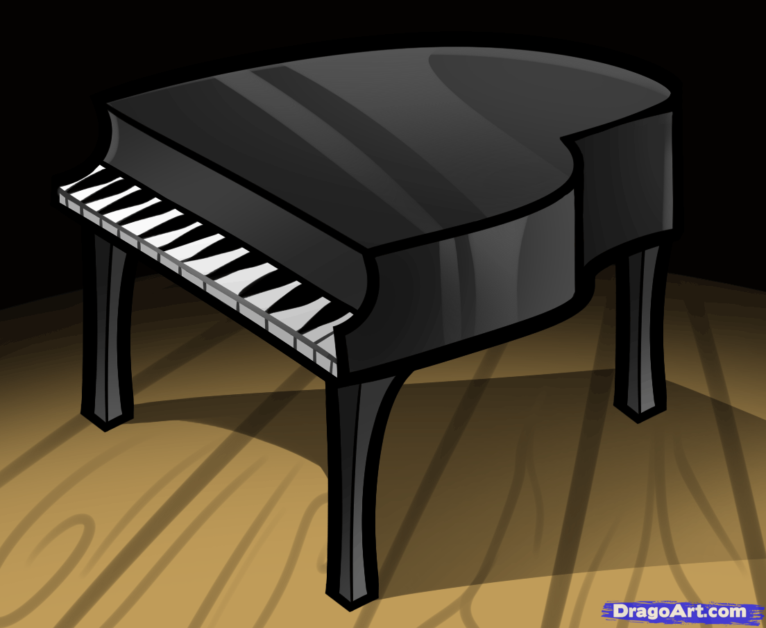 Piano Cartoon Drawing at Explore collection of