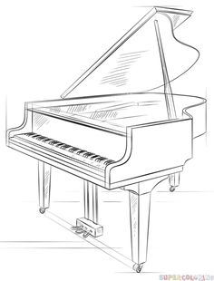 236x310 best drawing piano images music, music notes, sheet music - Piano Cartoon Drawing