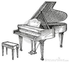 236x212 best drawing piano images music, music notes, sheet music - Piano Drawing