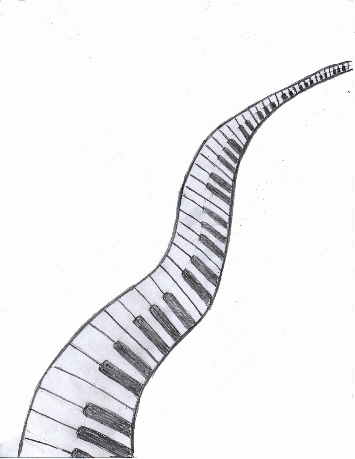 1238x1600 Piano Drawing Free Download - Piano Keyboard Drawing