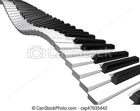 450x357 piano keys drawing - Piano Keys Drawing