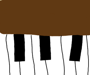 300x250 piano keys drawing - Piano Keys Drawing