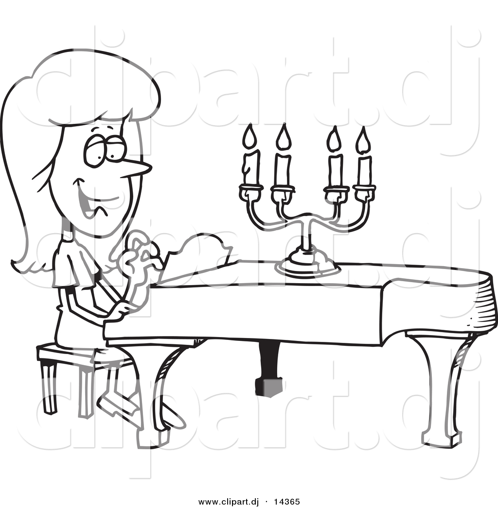 Piano Outline Drawing at PaintingValley.com | Explore collection of