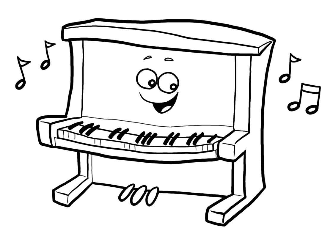 Piano Outline Drawing at Explore