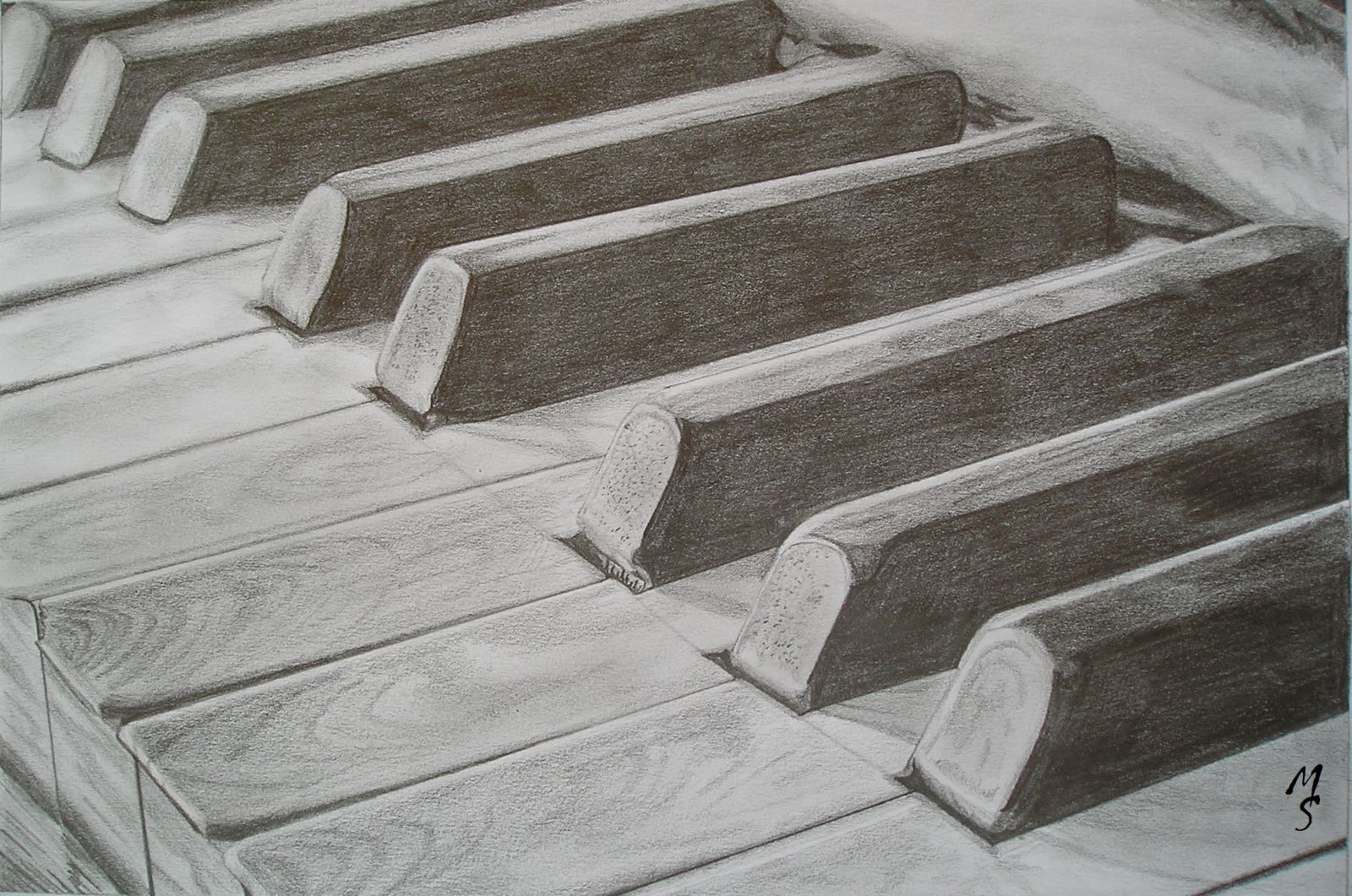 1600x1061 Piano Drawing - Piano Pencil Drawing