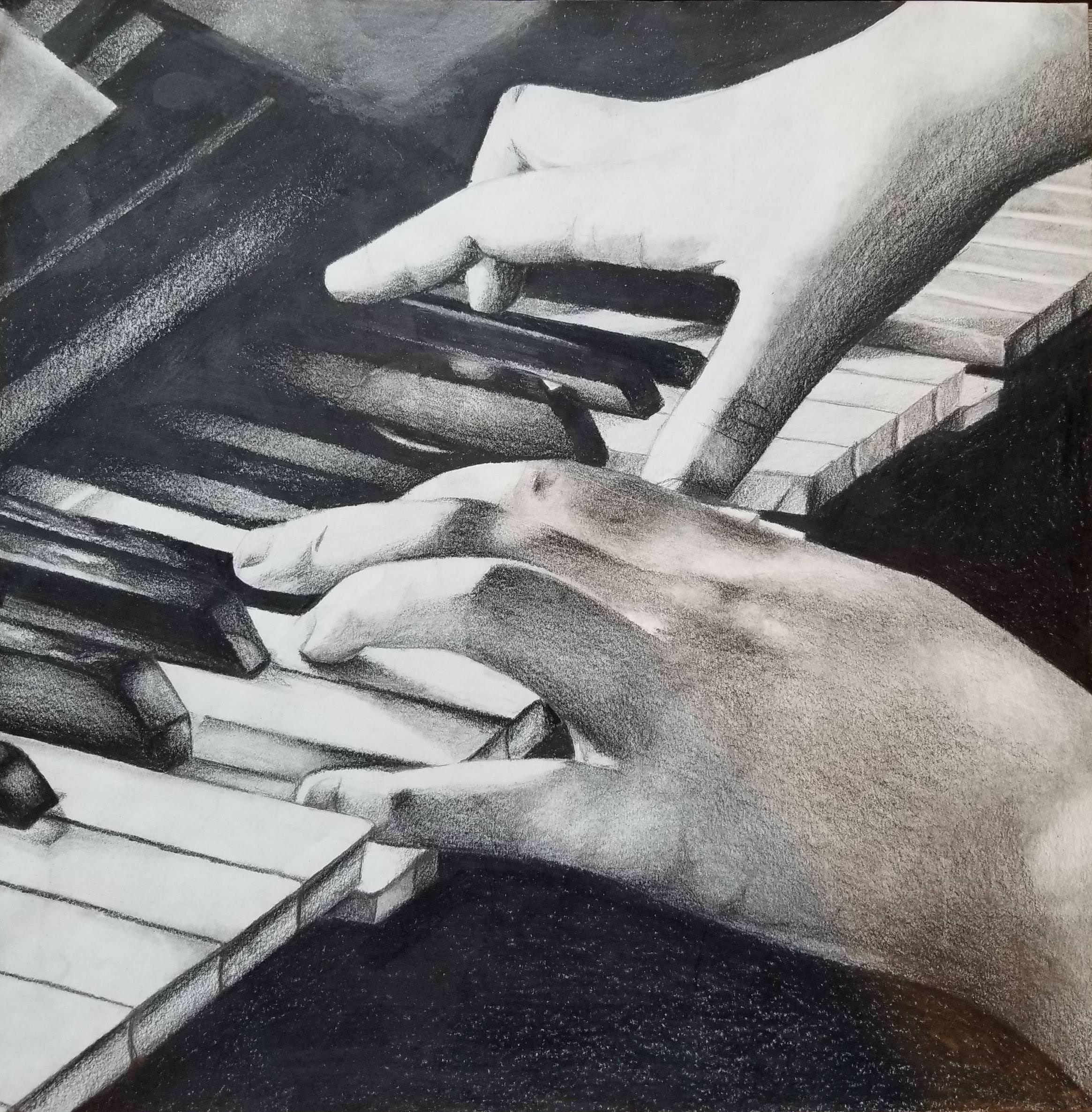 Piano Pencil Drawing at PaintingValley.com | Explore collection of