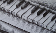 215x129 sketch of piano playing piano player - Piano Pencil Drawing