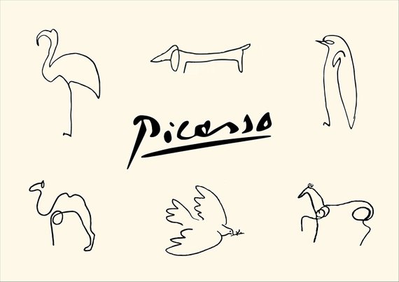 Picasso Bird Drawing at PaintingValley.com | Explore collection of