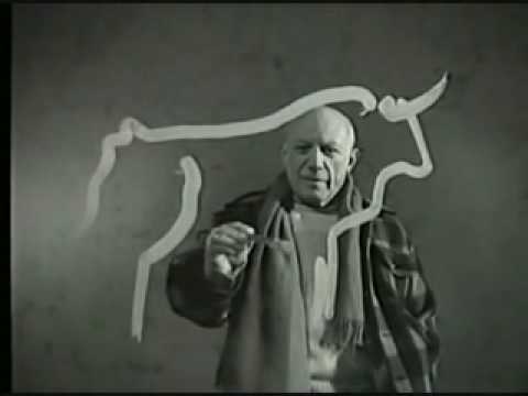 480x360 Picasso Painting - Picasso Bull Drawing