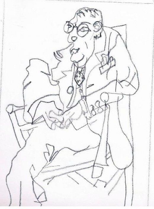 520x707 pablo picasso blind contour drawings art, blind contour - Picasso Contour Drawings