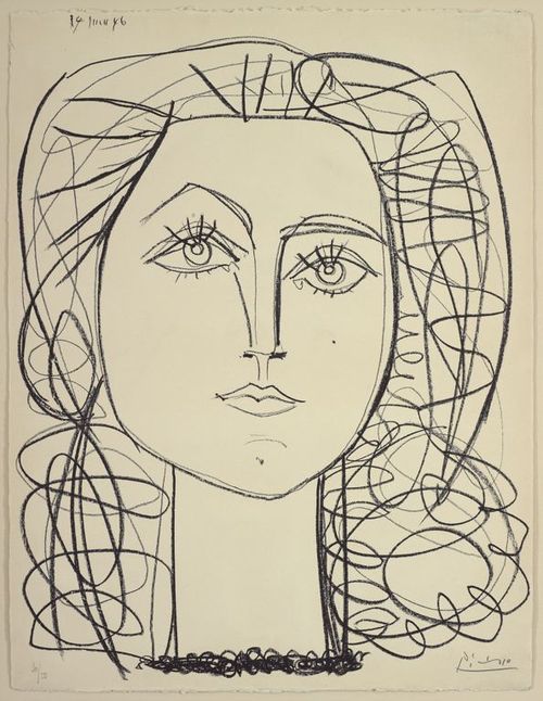 Picasso Contour Line Drawing
