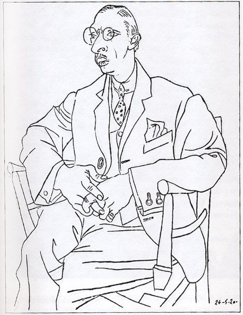 503x650 a message from betty edwards elementary art projects picasso - Picasso Contour Drawings