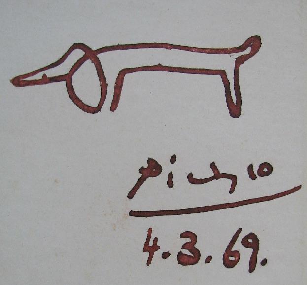 623x578 of expensive dachshunds and landings aviateon - Picasso Dachshund Drawing