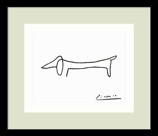 Picasso Dog Drawing