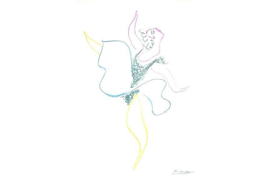 865x577 pablo picasso drawing technique the dog art print - Picasso Dog Drawing