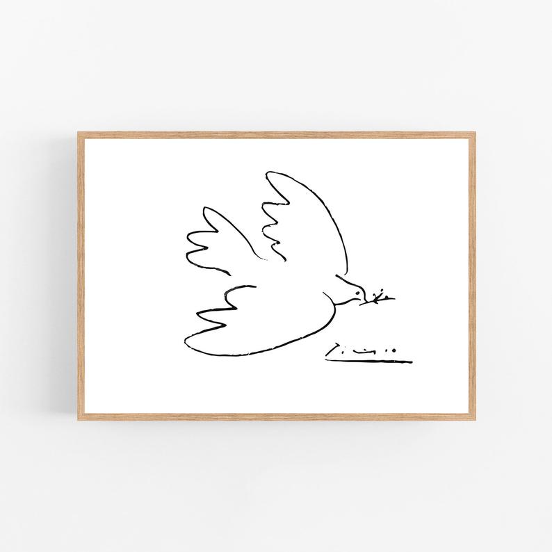 Picasso Dove Drawing at PaintingValley.com | Explore collection of ...