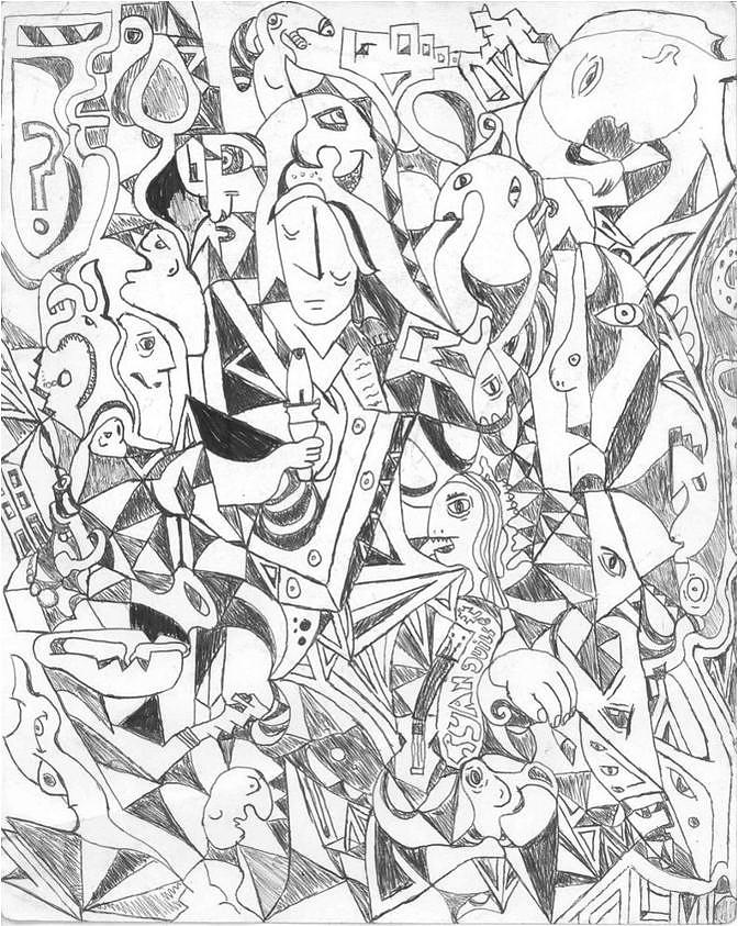 672x843 Picasso Sketches Drawing - Picasso Drawings