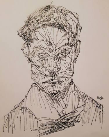 375x469 Portrait Of A Young Picasso Drawing - Picasso Drawings