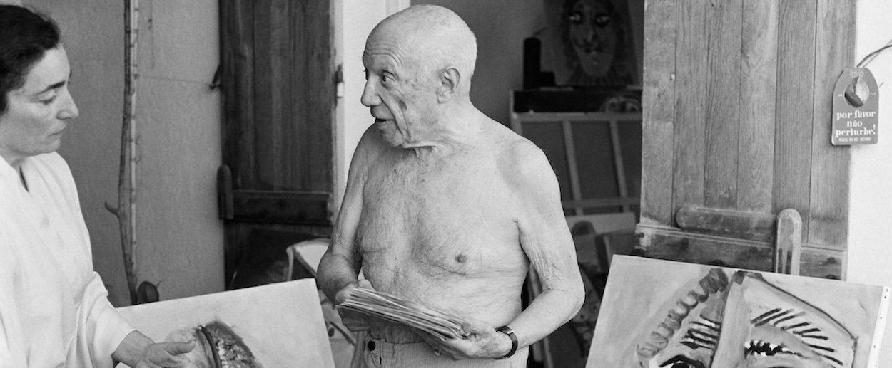 1250x517 these sketches show how picasso saw women the new republic - Picasso Girl Drawing