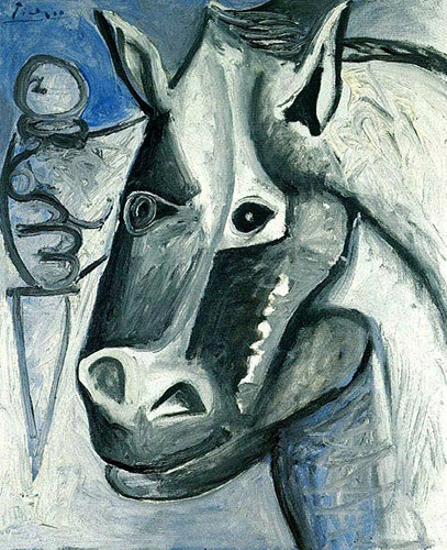 407x500 the horses of picasso the equinest - Picasso Horse Drawing