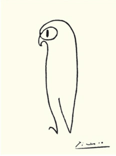 232x313 It's The Little Things Picasso Line Drawings - Picasso Owl Drawing