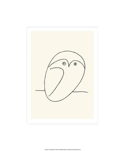 405x488 owl serigraph - Picasso Owl Drawing