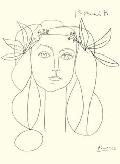 Picasso Woman Drawing