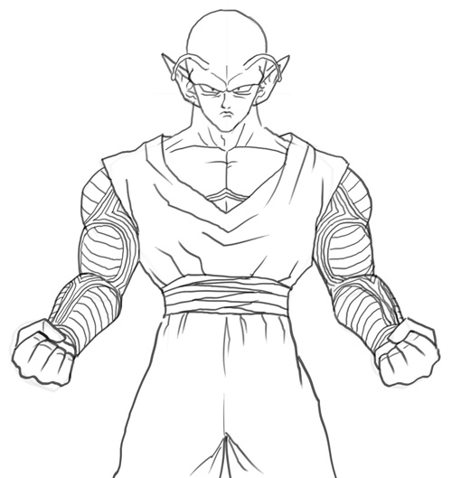 Dragon Ball Z Coloring Pages Piccolo - Coloring and Drawing