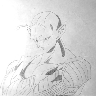 320x320 not done yet might color might not idk it's piccolo from dragon - Piccolo Drawing