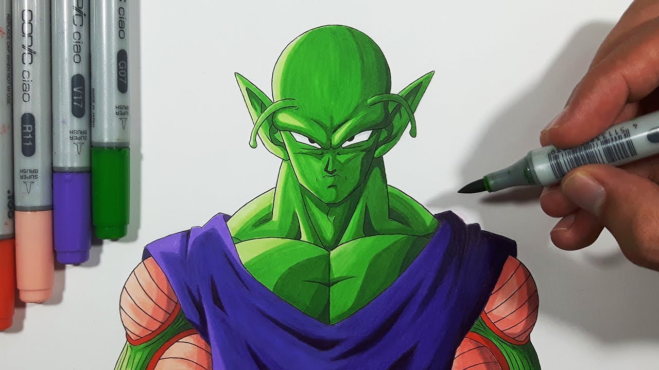 1280x720 How To Draw Piccolo - Piccolo Drawing