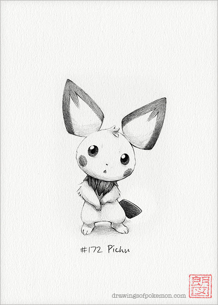 450x630 Pichu - Pichu Drawing