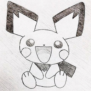 320x318 Pichu Drawings On Paigeeworld Pictures Of Pichu - Pichu Drawing