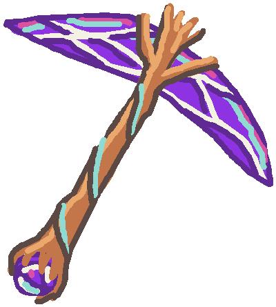 400x445 pickaxe art epic art gallery - Pickaxe Drawing