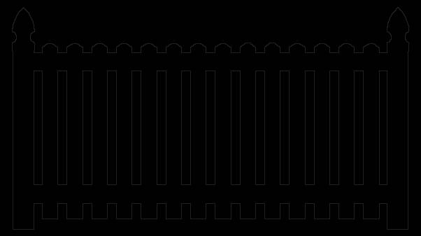602x338 picket fence drawing - Picket Fence Drawing