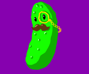 300x250 A Fancy Pickle Drawing - Pickle Drawing