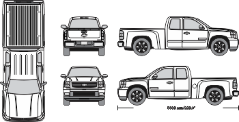 Free Free 315 Chevy Truck Outline Svg SVG PNG EPS DXF File