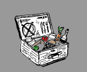 300x250 picnic basket drawing - Picnic Basket Drawing
