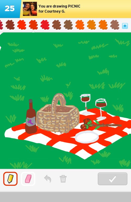 500x770 picnic drawings - Picnic Drawing