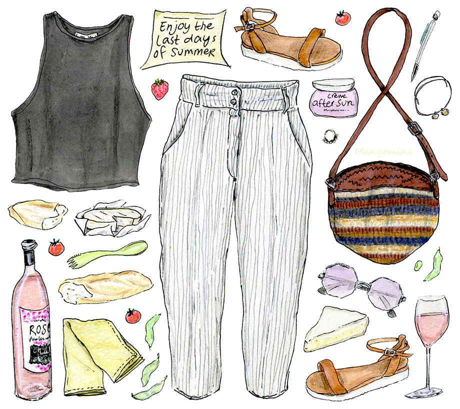 920x818 Picnic Drawing Cindy Mangomini - Picnic Drawing Images