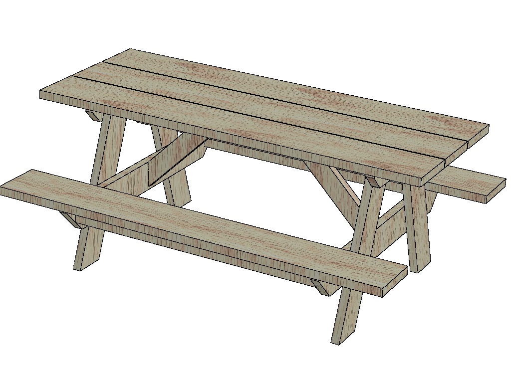 Picnic Table Drawing at Explore collection of