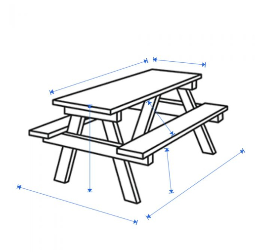 Picnic Table Drawing at Explore collection of