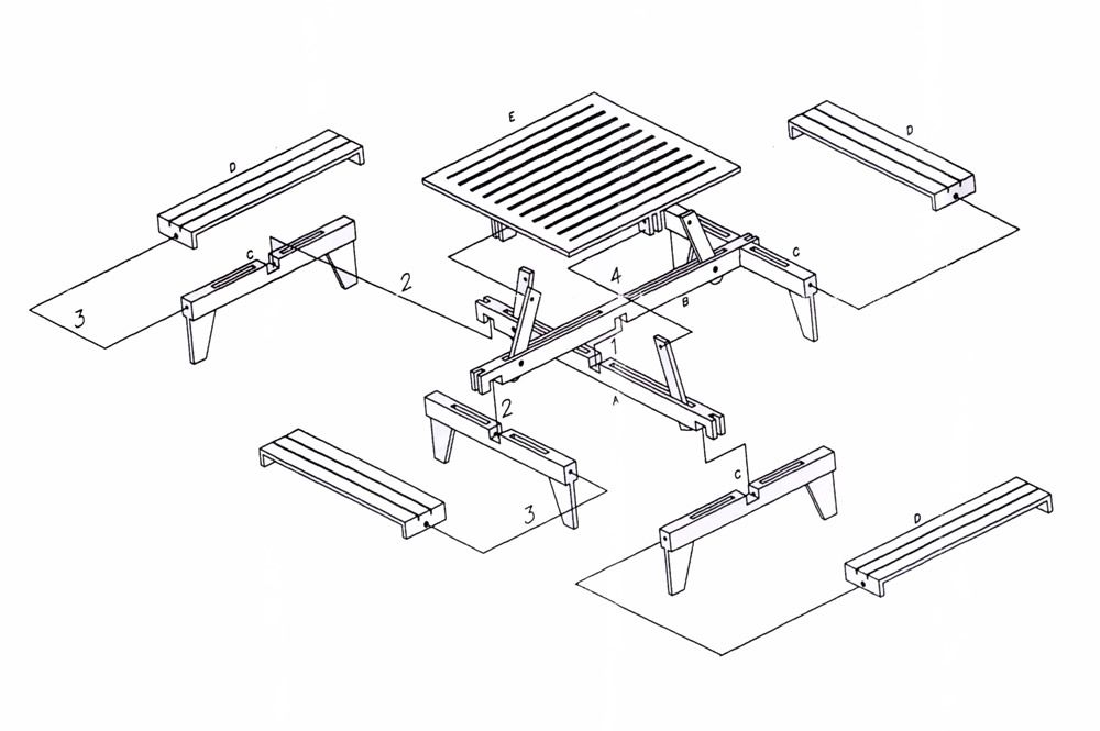 picnic table drawing at paintingvalley.com explore