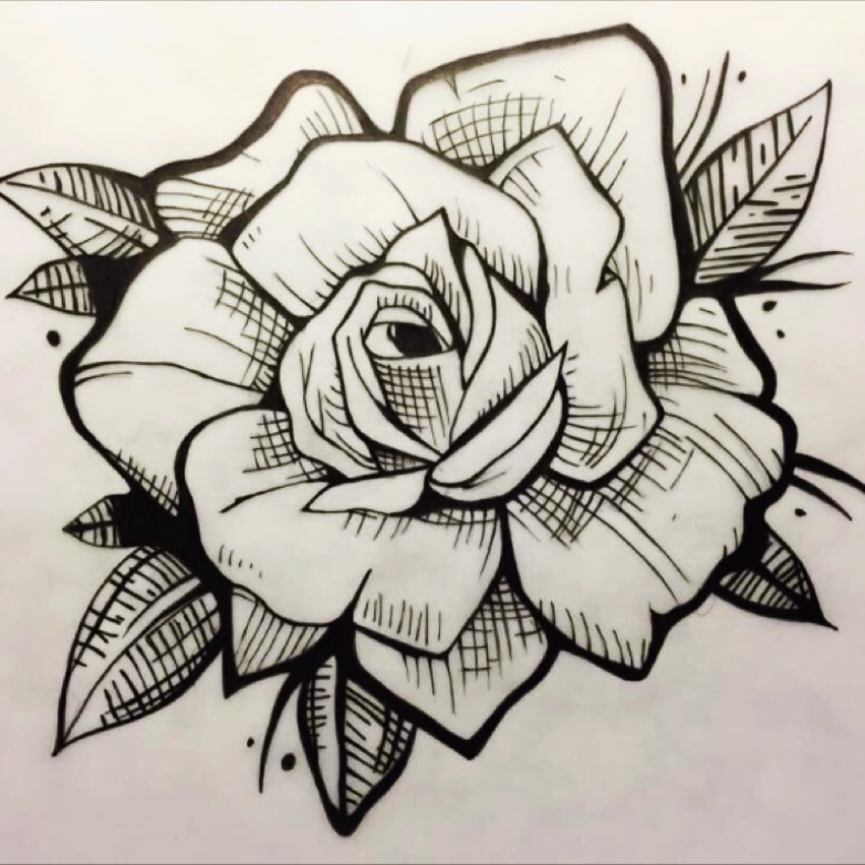782x782 Lunacoppens - Pics Of Roses Drawing