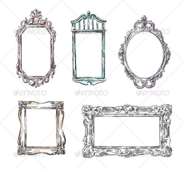 20+ Fantastic Ideas Sketch Photo Frame Design Drawing The Teddy Theory