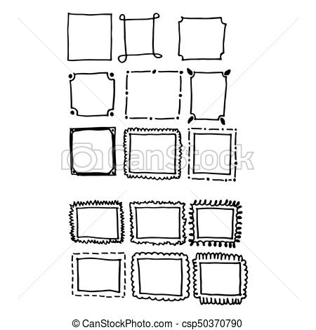 450x470 hand draw frame icon - Picture Frame Drawing