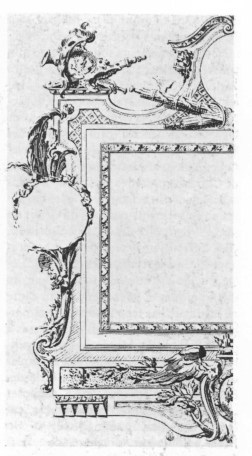 887x1600 century french frames and their ornamentation the frame blog - Picture Frame Drawing